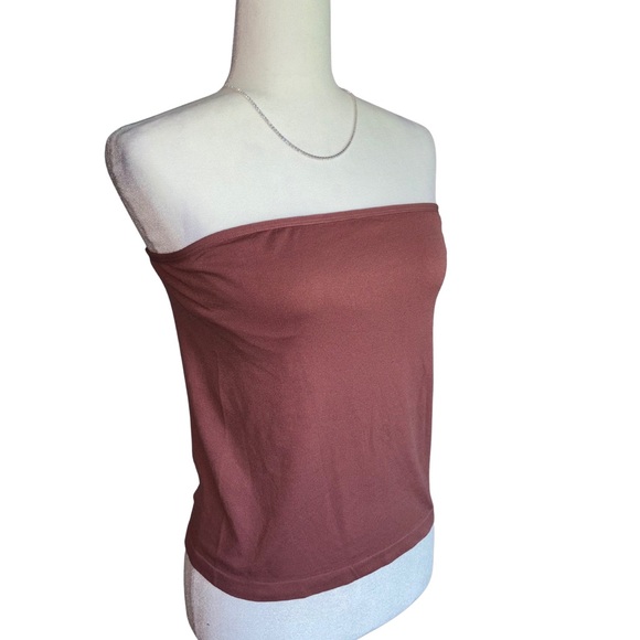 a new day Strapless Rust Brown Camisole Tube Top Size L - NWT - Picture 1 of 5
